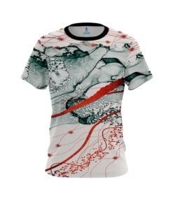 Plain Red Granite CoolWick Bowling Jersey