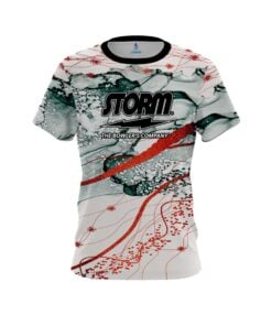 Storm Red Granite CoolWick Bowling Jersey