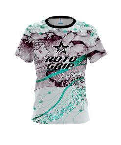 Roto Grip Teal Granite CoolWick Bowling Jersey