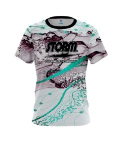 Storm Teal Granite CoolWick Bowling Jersey