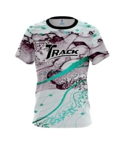 Track Teal Granite CoolWick Bowling Jersey