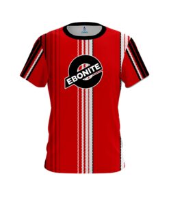 Ebonite Red Landslide CoolWick Bowling Jersey