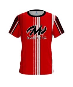 Motiv Red Landslide CoolWick Bowling Jersey