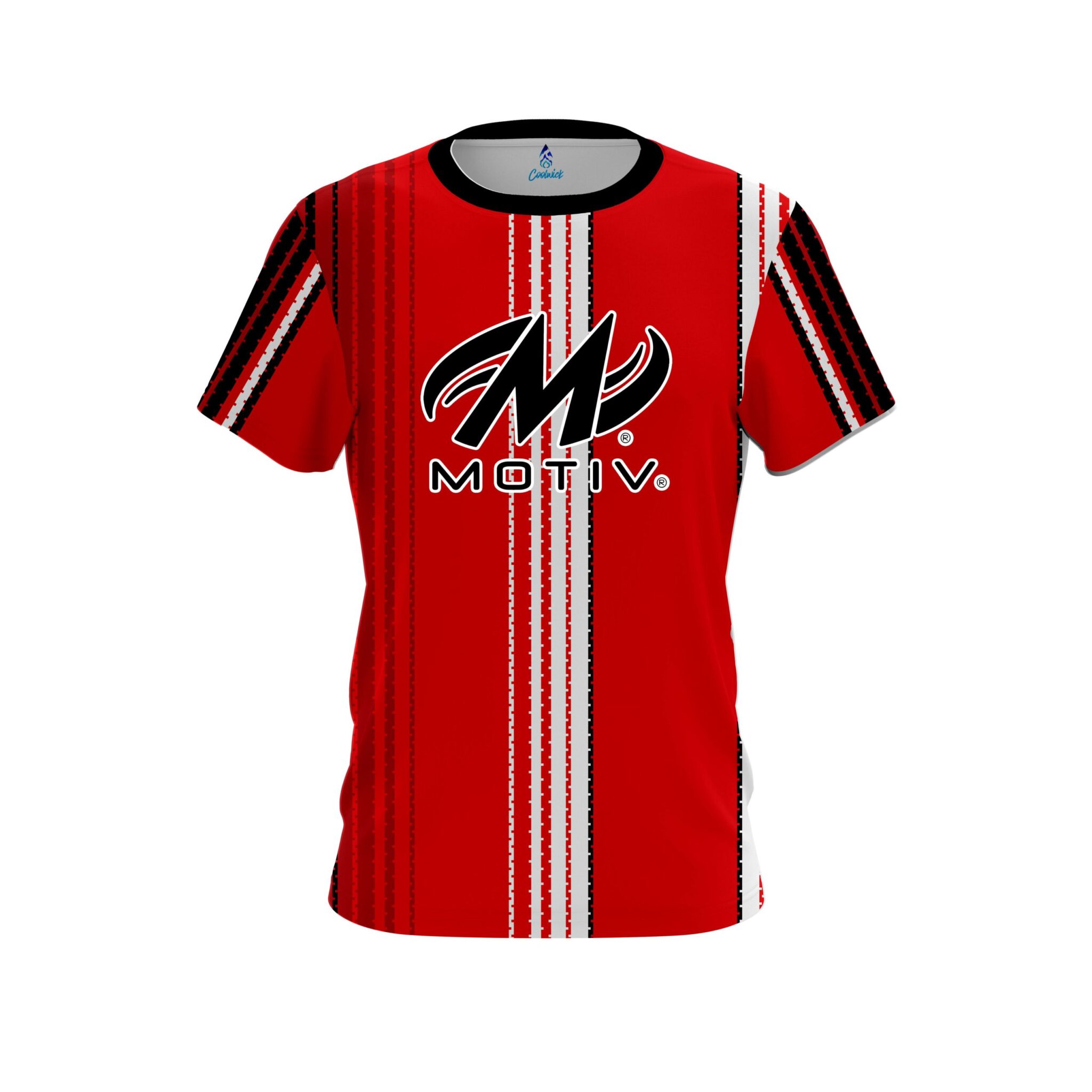 Motiv Red Landslide CoolWick Bowling Jersey
