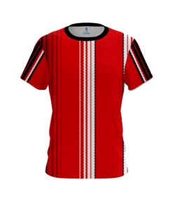 Plain Red Landslide CoolWick Bowling Jersey