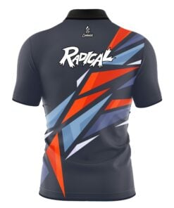 Alternative view of Radical Sport Triangle Quick Ship CoolWick Sash Zip Bowling Jersey