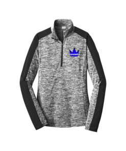 Brunswick Women's Electric Heather 1/4 Zip Wicking Pullover