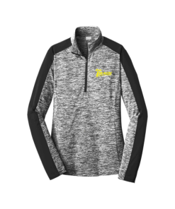 Track Women's Electric Heather 1/4 Zip Wicking Pullover