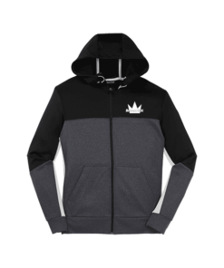 Brunswick Men's Fleece Colorblock Full Zip Hooded Jacket