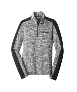 900 Global Men's Electric Heather 1/4 Zip Wicking Pullover