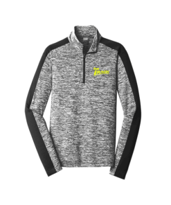 Track Men's Electric Heather 1/4 Zip Wicking Pullover