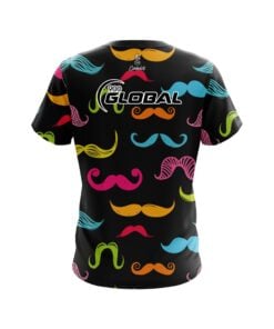Alternative view of 900 Global Multi-Colored Mustache CoolWick Bowling Jersey