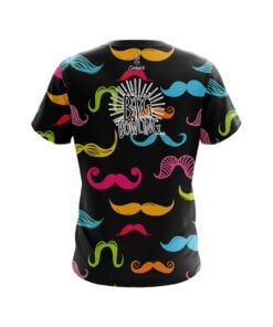 Alternative view of Big Bowling Multi-Colored Mustache CoolWick Bowling Jersey