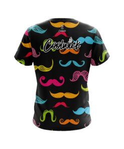 Alternative view of Signature Multi-Colored Mustache CoolWick Bowling Jersey