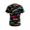 Ebonite Multi-Colored Mustache CoolWick Bowling Jersey - Image 2