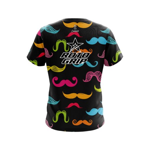 Roto Grip Multi-Colored Mustache CoolWick Bowling Jersey - Image 2