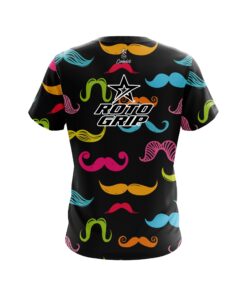 Alternative view of Roto Grip Multi-Colored Mustache CoolWick Bowling Jersey