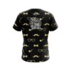 Big Bowling Black Gold Mustache CoolWick Bowling Jersey - Image 2