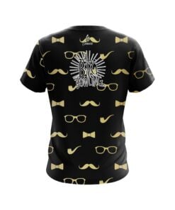 Alternative view of Big Bowling Black Gold Mustache CoolWick Bowling Jersey