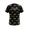 Signature Black Gold Mustache CoolWick Bowling Jersey - Image 2
