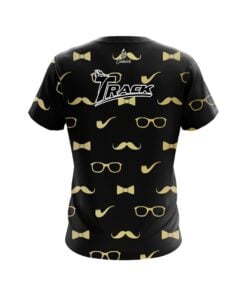 Alternative view of Storm Black Gold Mustache CoolWick Bowling Jersey