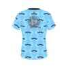 Big Bowling Baby Blue Mustache CoolWick Bowling Jersey - Image 2