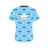 Brunswick Baby Blue Mustache Coolwick Bowling Jersey - Image 2