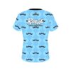 Radical Baby Blue Mustache CoolWick Bowling Jersey - Image 2
