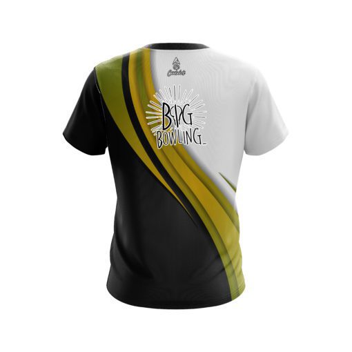 Big Bowling Golden Flutter CoolWick Bowling Jersey - Image 2