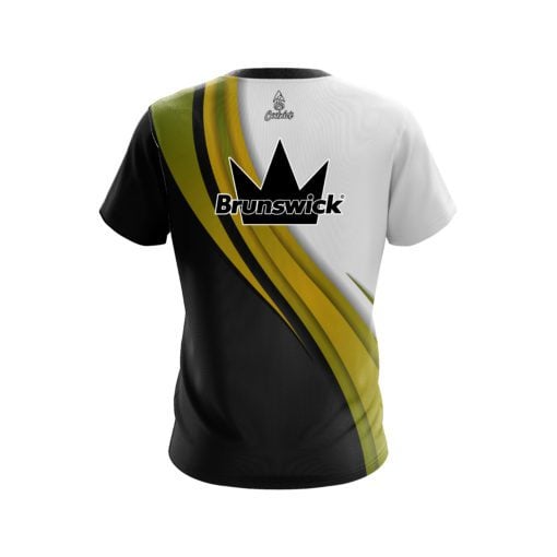 Brunswick Golden Flutter Coolwick Bowling Jersey - Image 2