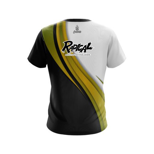 Radical Golden Flutter CoolWick Bowling Jersey - Image 2