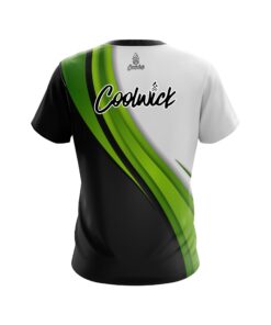 Alternative view of Signature Green Flutter CoolWick Bowling Jersey
