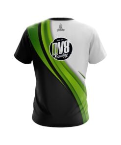 Alternative view of DV8 Green Flutter CoolWick Bowling Jersey