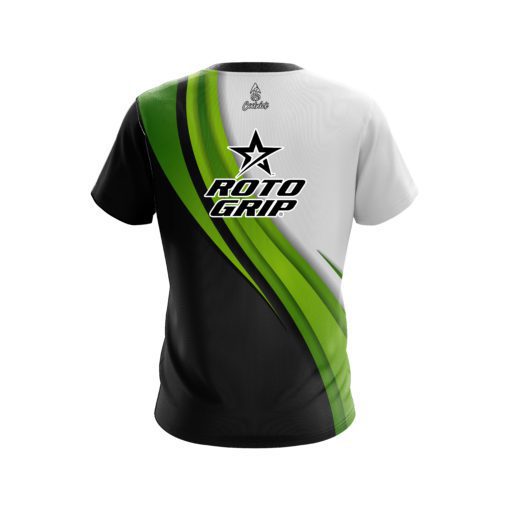 Roto Grip Green Flutter CoolWick Bowling Jersey - Image 2