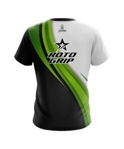 Alternative view of Roto Grip Green Flutter CoolWick Bowling Jersey