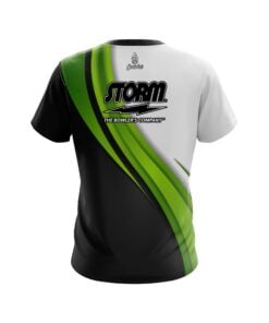 Alternative view of Storm Green Flutter CoolWick Bowling Jersey