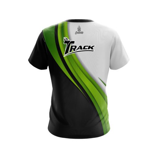 Track Green Flutter CoolWick Bowling Jersey - Image 2