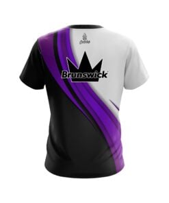 Alternative view of Brunswick Purple Flutter Coolwick Bowling Jersey