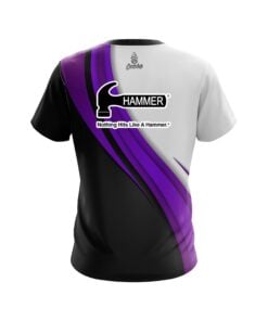 Alternative view of Hammer Purple Flutter CoolWick Bowling Jersey