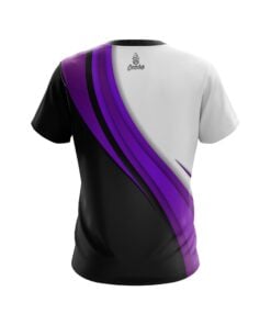 Alternative view of Plain Purple Flutter CoolWick Bowling Jersey