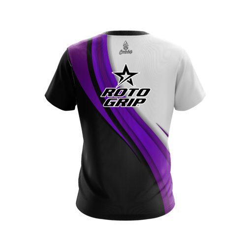 Roto Grip Purple Flutter CoolWick Bowling Jersey - Image 2
