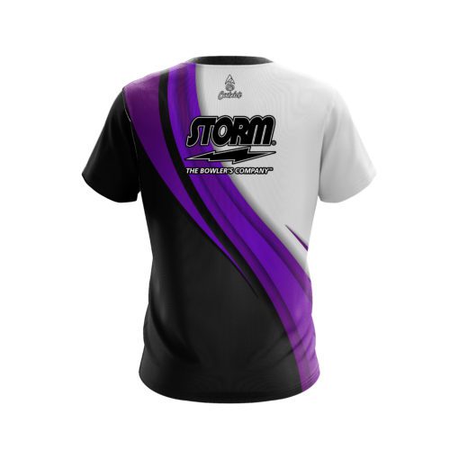 Storm Purple Flutter CoolWick Bowling Jersey - Image 2