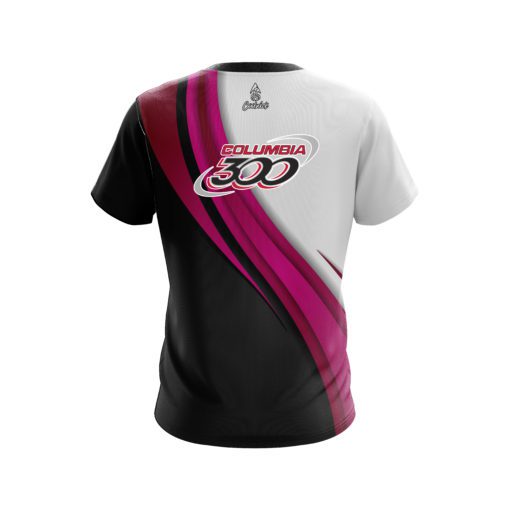 Columbia 300 Scarlett Flutter CoolWick Bowling Jersey - Image 2