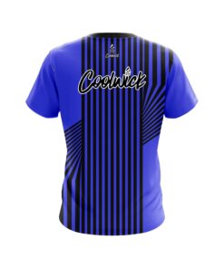 Alternative view of Signature Blue Slain CoolWick Bowling Jersey