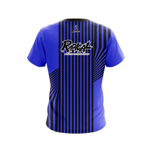 Radical Blue Slain CoolWick Bowling Jersey - Image 2