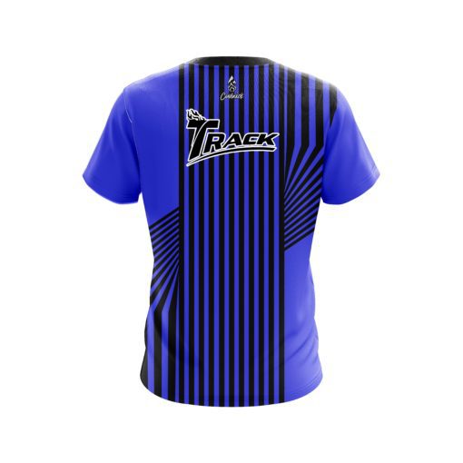 Track Blue Slain CoolWick Bowling Jersey - Image 2