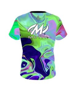 Alternative view of Motiv Trippy CoolWick Bowling Jersey