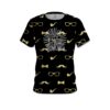 Big Bowling Black Gold Mustache CoolWick Bowling Jersey