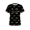 Brunswick Black Gold Mustache Coolwick Bowling Jersey