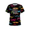 Big Bowling Multi-Colored Mustache CoolWick Bowling Jersey